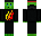 fire hoddie person