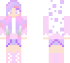 pink and purple cupcake girl skin
