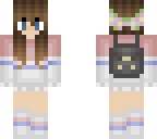 pink and white sweater