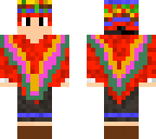 poncho rojo