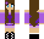 purple outfit