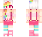 rainbow and white