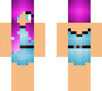 retextured skin swimming girl
