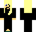 blonde in mourning