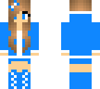 blue and white sweater