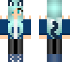  blue cat girl