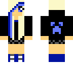 blue dj girl