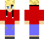 boy with red sweater