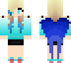 cute blue girl