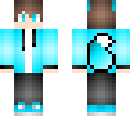 cute blue wolf boy