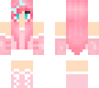 cute kawaii chan with blue bow but no cat ears