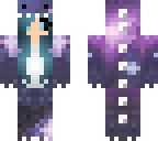 galaxy dino girl