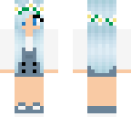 pastel blue overalls