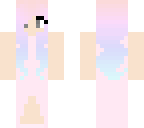 pastel rainbow hair skin
