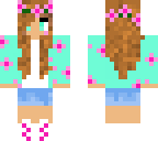 pink flower girl