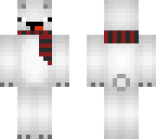 polar bear red scarf updated