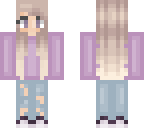 purple sweater