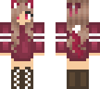 red cat girl