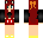 red haired mickey mouse girl