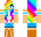 reinbow girl cat 