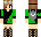 wolf steampunk girl