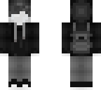 black and white