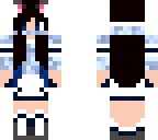 blue cat girl