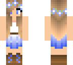 blue dress