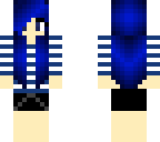 blue hair girl