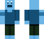 blue man