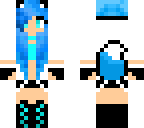 blue wolfy girl