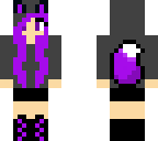 girl wolf purple