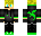 green dragon gamer boy