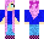 long pink hair girl