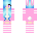 pink and blue bunny
