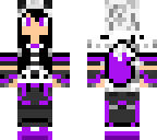 purple wolf girl