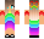rainbow prom dress