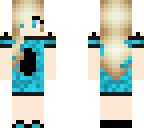blue crayon girl
