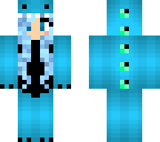 blue dino onesie
