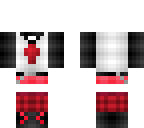 casual red punk outfit base