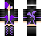 dip dye purple dragon girl edit