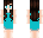 girl with blue dress