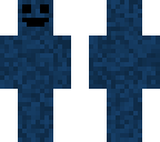 happy blue man