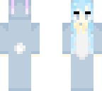 kawaii blue bunny girl