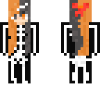 kawaii skeleton girl skin