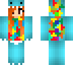 rainbow dino girl