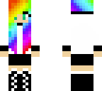 rainbow girl