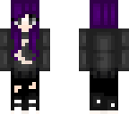 black and purple