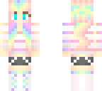 cute rainbow girl