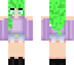outdoor green hair girl